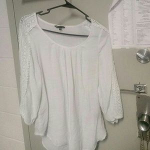 Sheer over top shirt